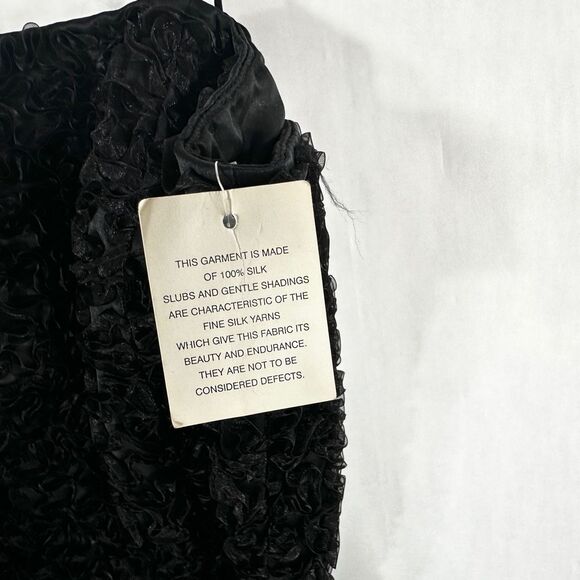 Vintage Chetta B Size 6 Evening Gown Silk‎ Ruffled Full Length Dress Formal 1459 - Picture 12 of 13